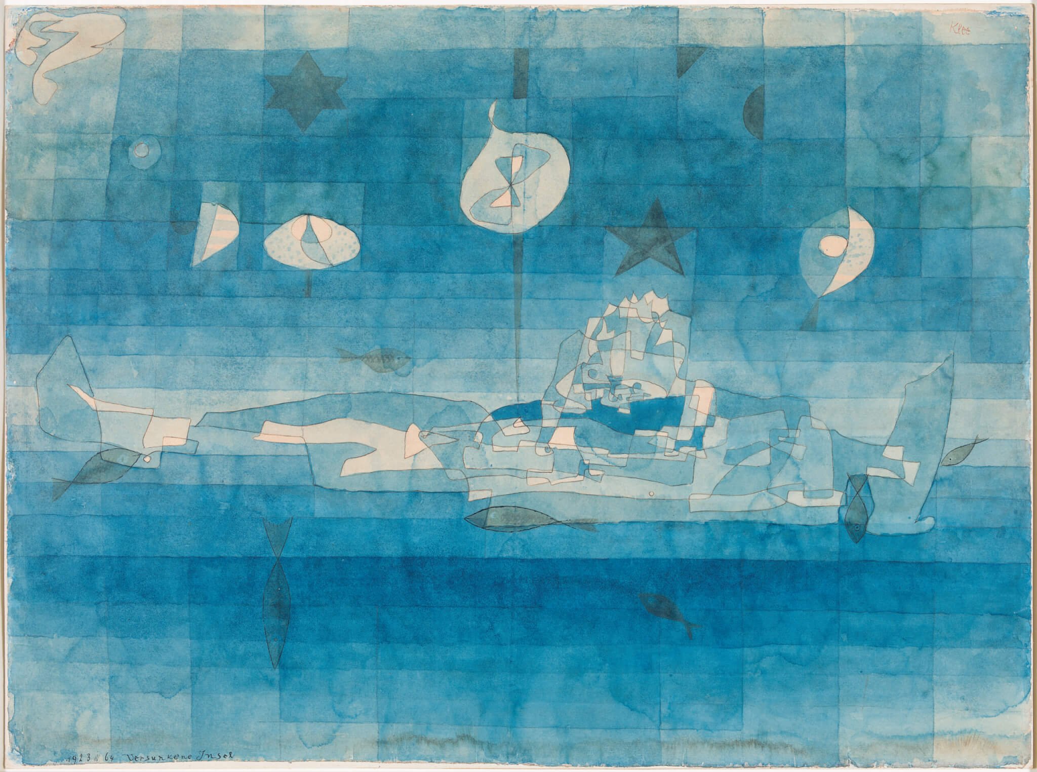 Paul Klee, L'ïle engloutie