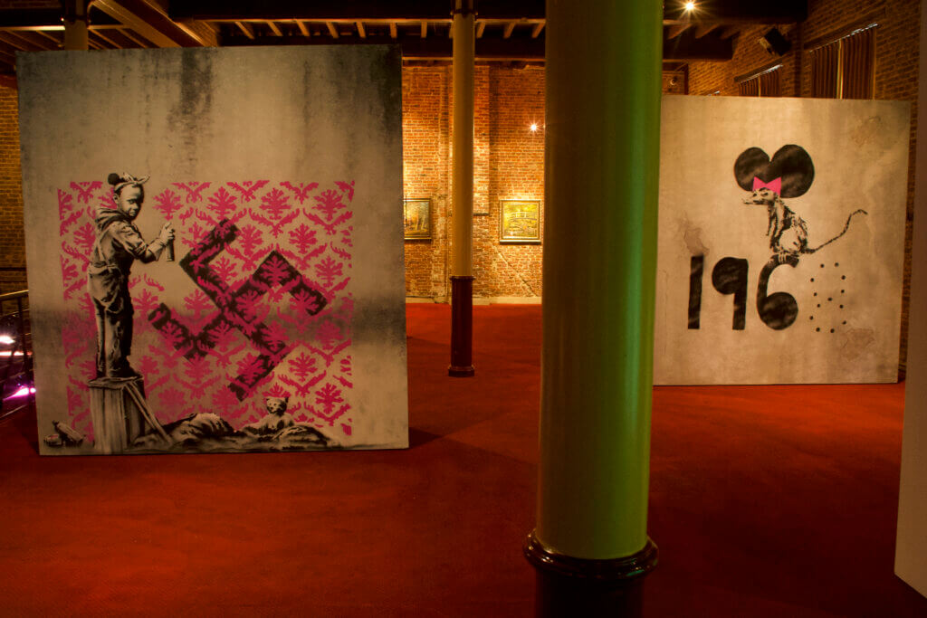 Des oeuvres de Banksy exposées à Bruxelles