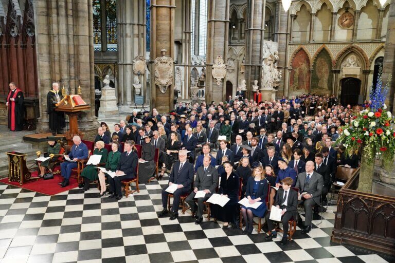 La cathédrale de Westminster pour l'hommage au duc d'Edimbourg
