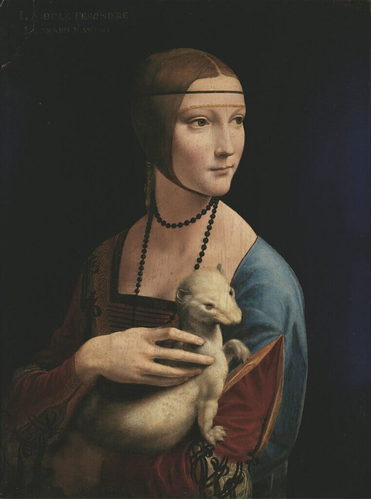 Adam Jerzy Czartoryski acquiert 'La Dame à l’hermine' de Léonard de Vinci pour l’offrir à sa mère Izabela en 1798. © DR