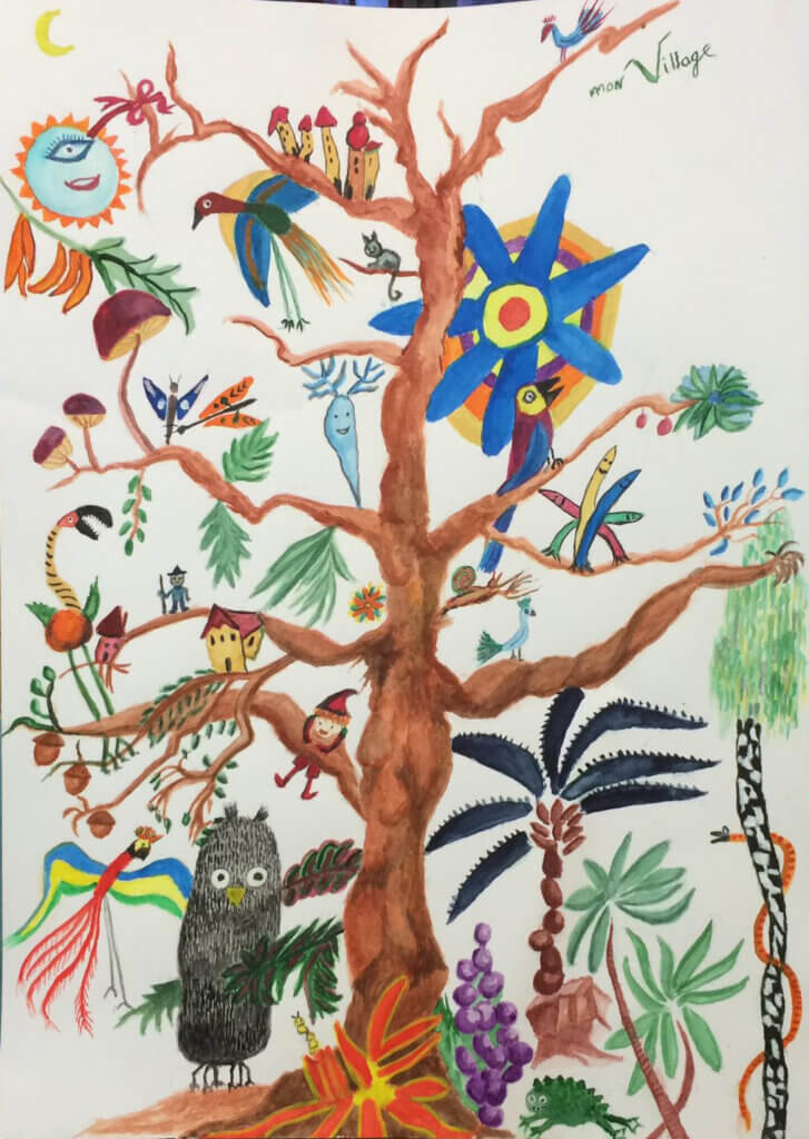 'Mon village' par Isabelle de France. © DR