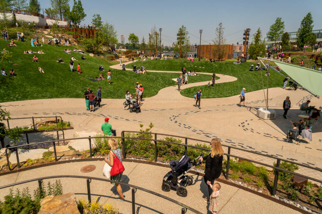 Les jardins de Diller Island