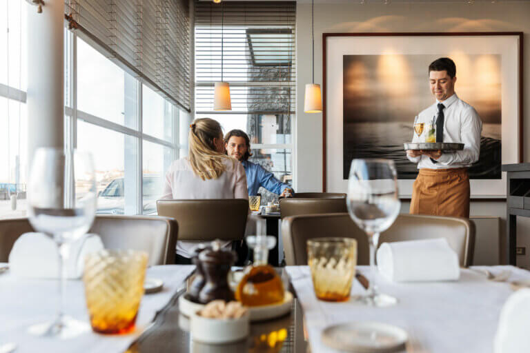Un restaurant gastronomique à Knokke