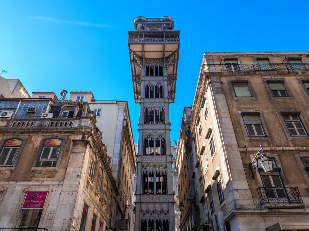 L'ascenseur néo-gothique de Santa Justa. © DR