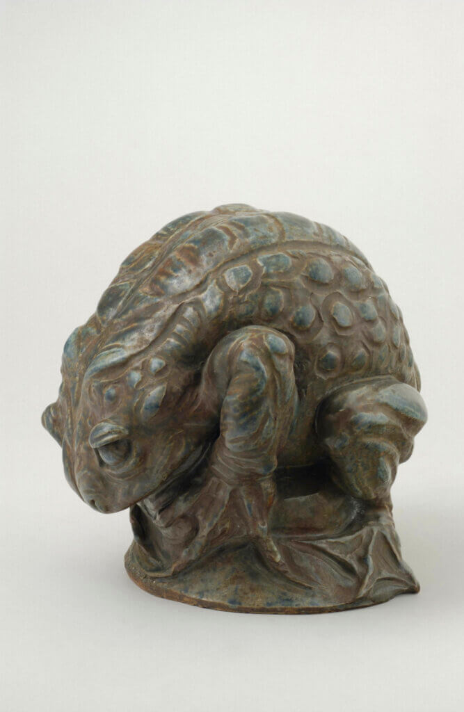 Jean Carriès, Crapaud, 1892, grès cérame, 17.5 x 18 x 16,5 cm © RMN-Grand Palais (Sèvres - Manufacture et musée nationaux) / Martine Beck-Coppola