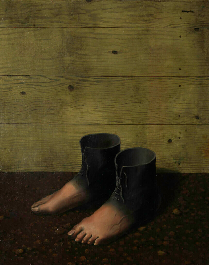 Rene Magritte, Le modele rouge © Centre Pompidou RMN Grand Palais Philippe Migeat