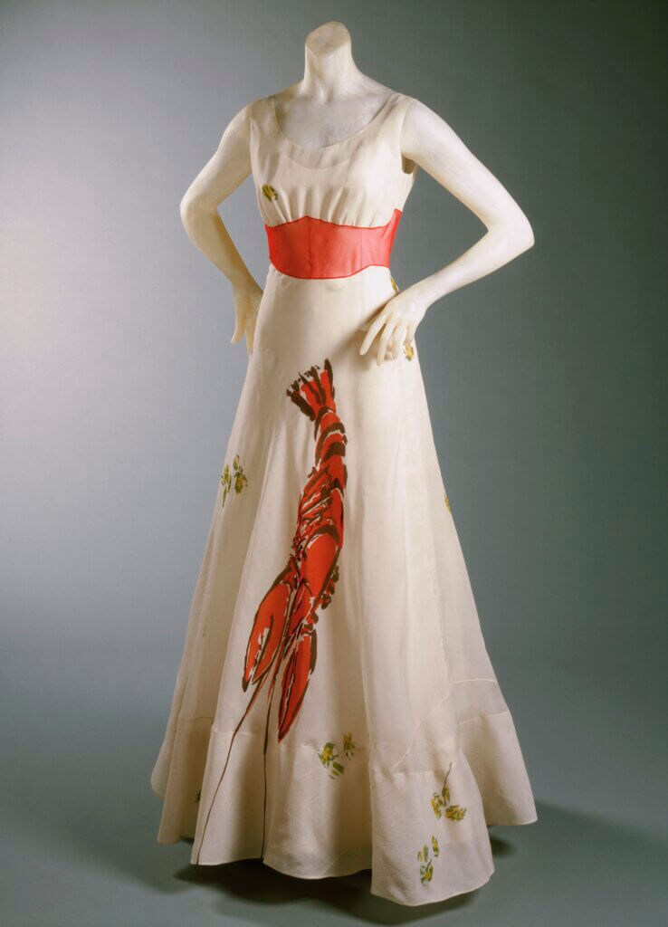 Elsa Schiaparelli en collaboration avec Salvador Dalí — Robe du soir 1937 Soie © Philadelphia Museum of Art