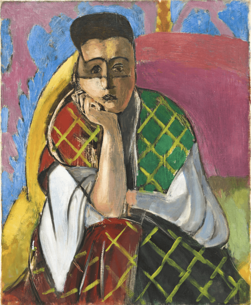 La femme à la voilette, 1927, huile sur toile, 61.6 x 50.2 cm © 2022 SUCCESSION H. MATISSE