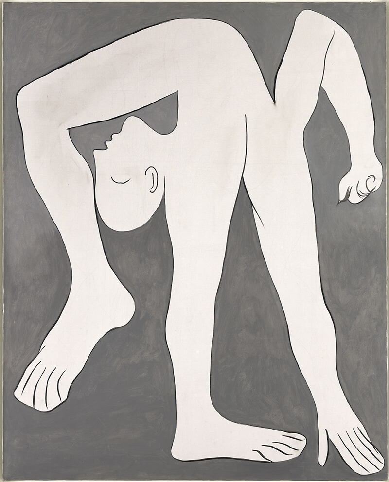 Pablo Picasso, L’acrobate, 1930, huile sur toile, 162 x 130 cm © RMN-GRAND PALAIS (MUSÉE NATIONAL PICASSO-PARIS), ADRIEN DIDIERJEAN SUCCESSION PICASSO 2021