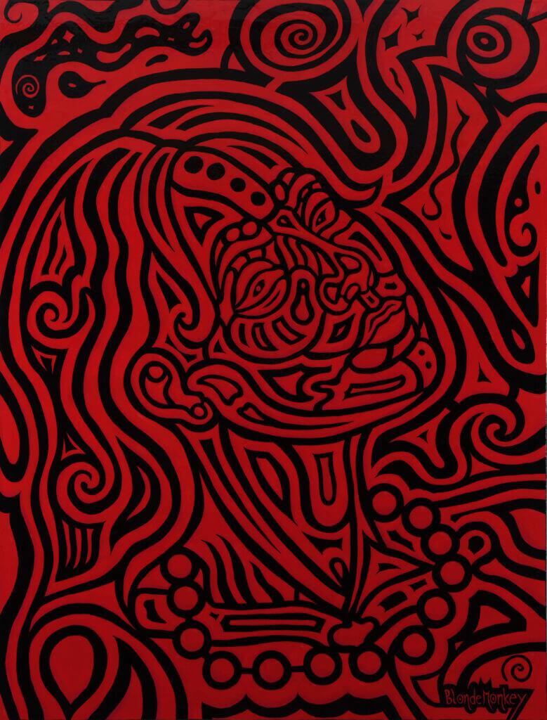 Red Donna, 2022, 120 x 160 cm © DR