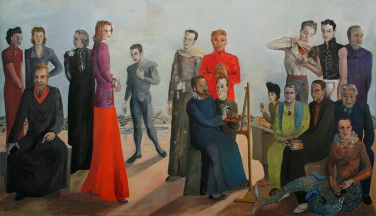 Sir Francis Rose, 'L’Ensemble', 1938, huile sur toile, 79 x 138 © England & Co. Gallery
