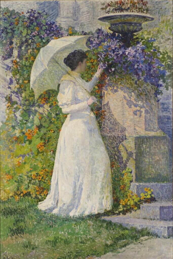 Anna Boch, En Juin, 1894, huile sur toile © Musée des Beaux Arts de Charleroi